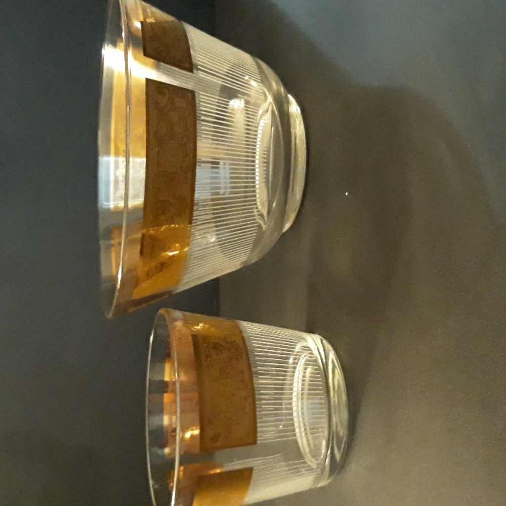 Vintage Capri of California Large Bowl and Small Ice Bucket